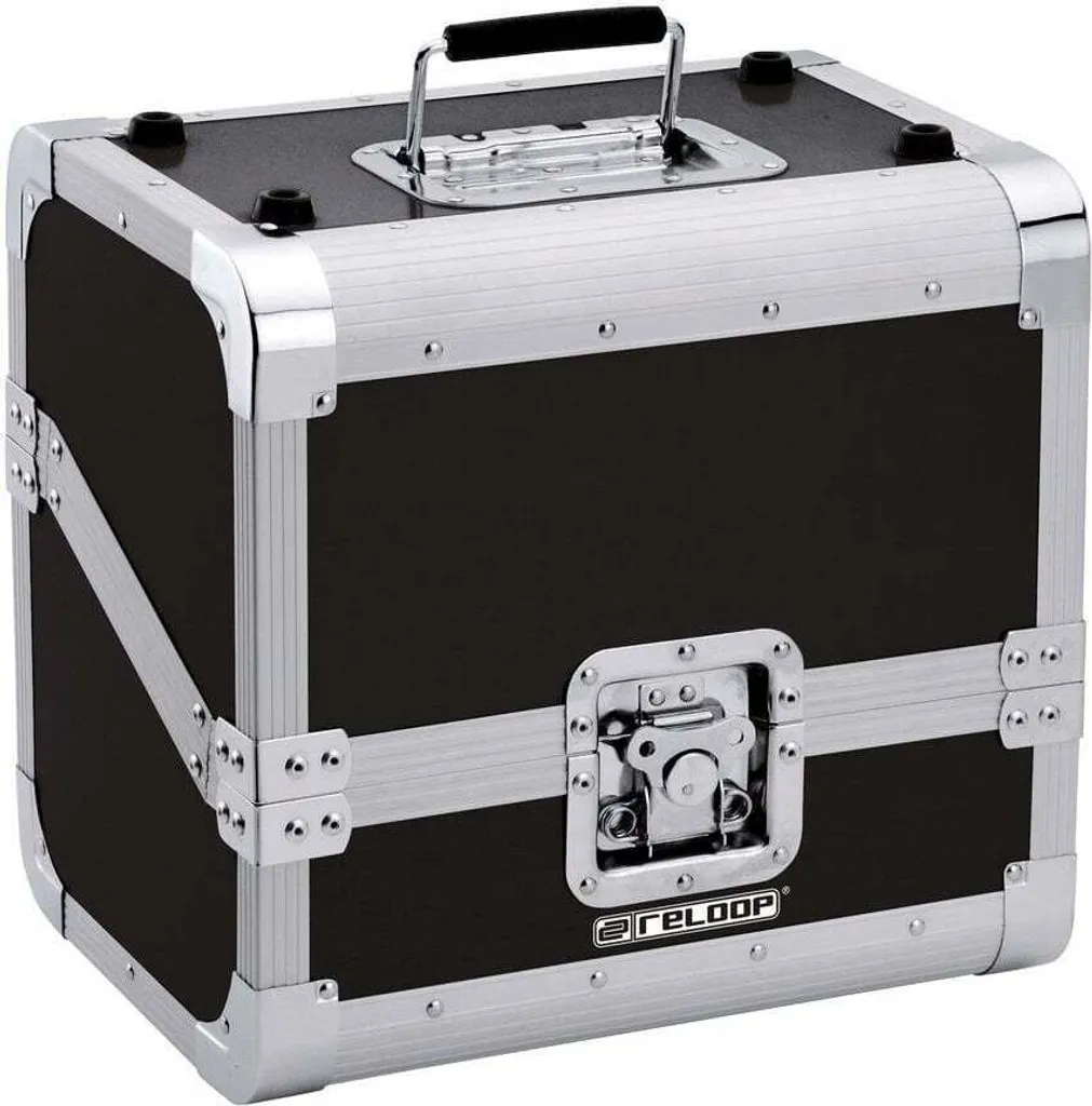 Reloop 80 Record CS BK Case Vinyle avec Coins Renforcés et Design 80