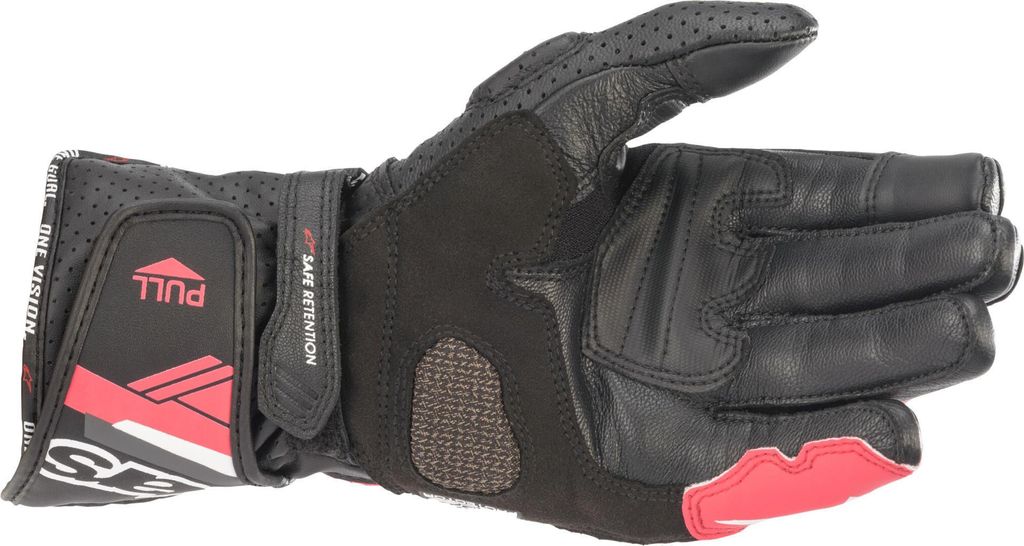 ALPINESTARS Rennhandschuhe 3518321-1832-M Leder Mikrofaser Produktbild 