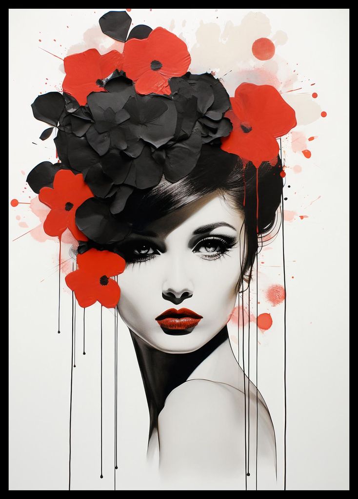 Plakat 42x59,4cm Blumenleidenschaft