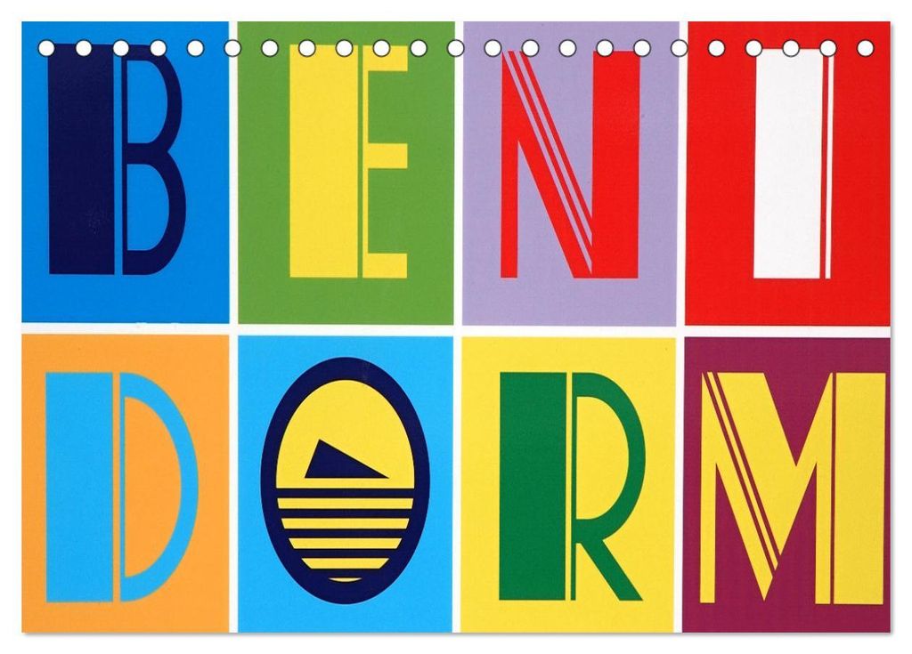 Benidorm (Tischkalender 2027 DIN A5 quer), CALVENDO Monatskalender
