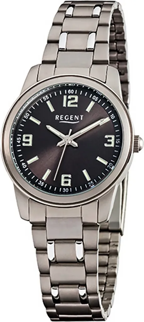 Regent Titanio Donna F-858 Orologio Quarzo D2URF858 Argento
