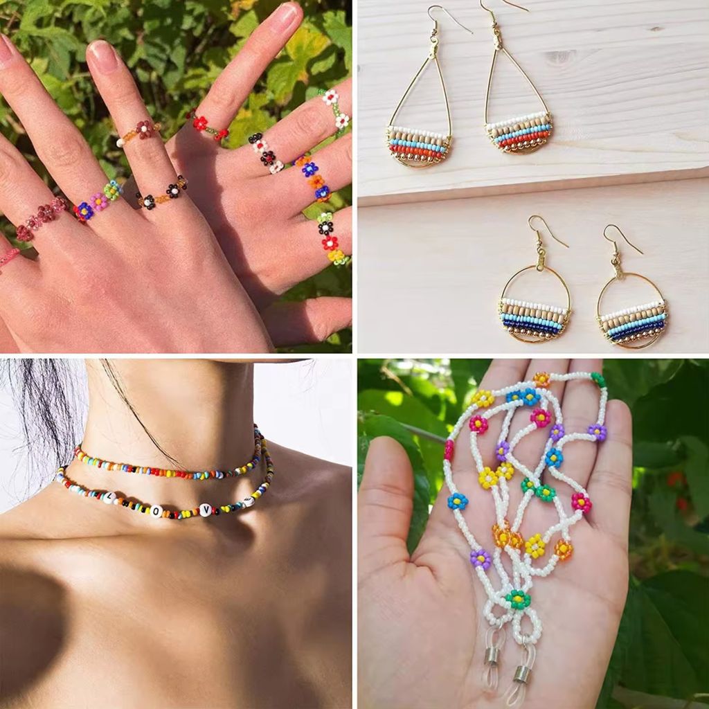 Perlen für Armbänder Halsketten Schmuck Set kreativ DIY Produktbild 14