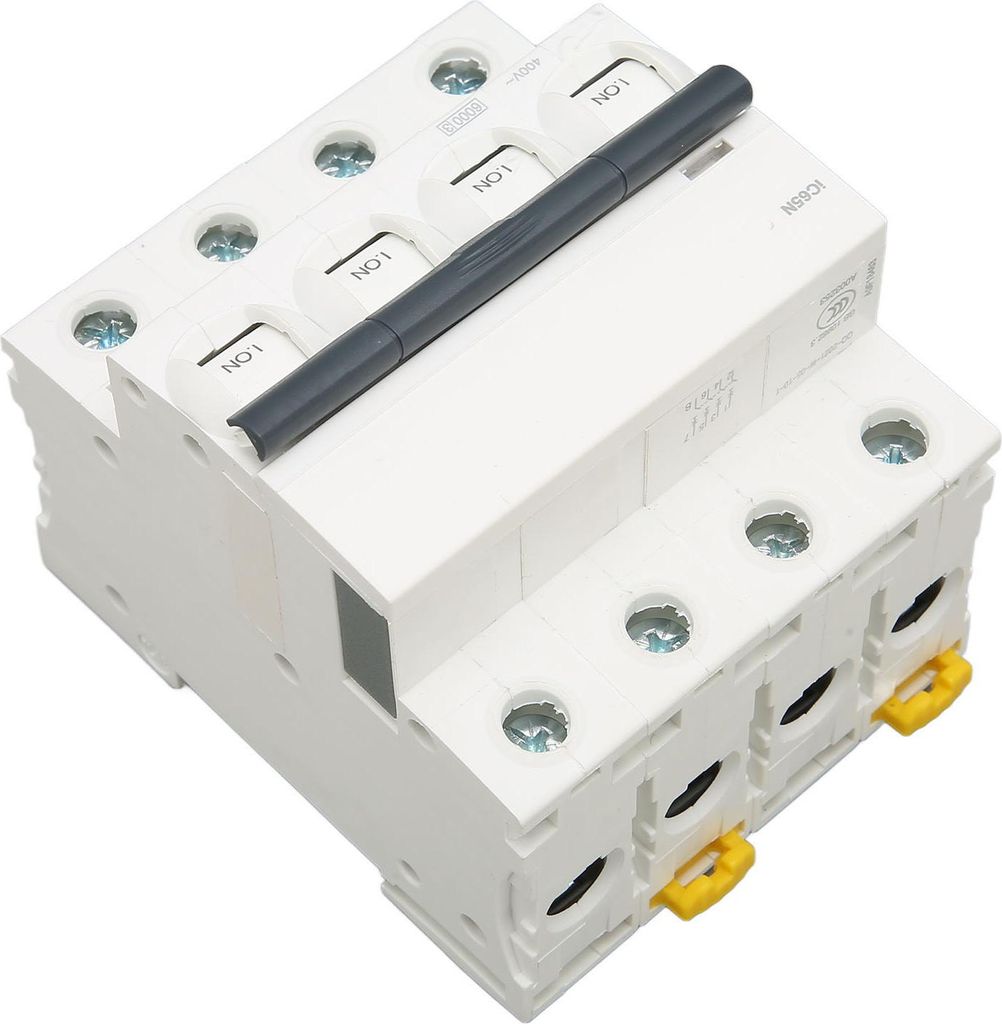 Leitungsschutzschalter PA66 flammhemmendes Gehäuse 4P Sicherungsautomat für gewerbliche Gebäude AC 400V 40A
