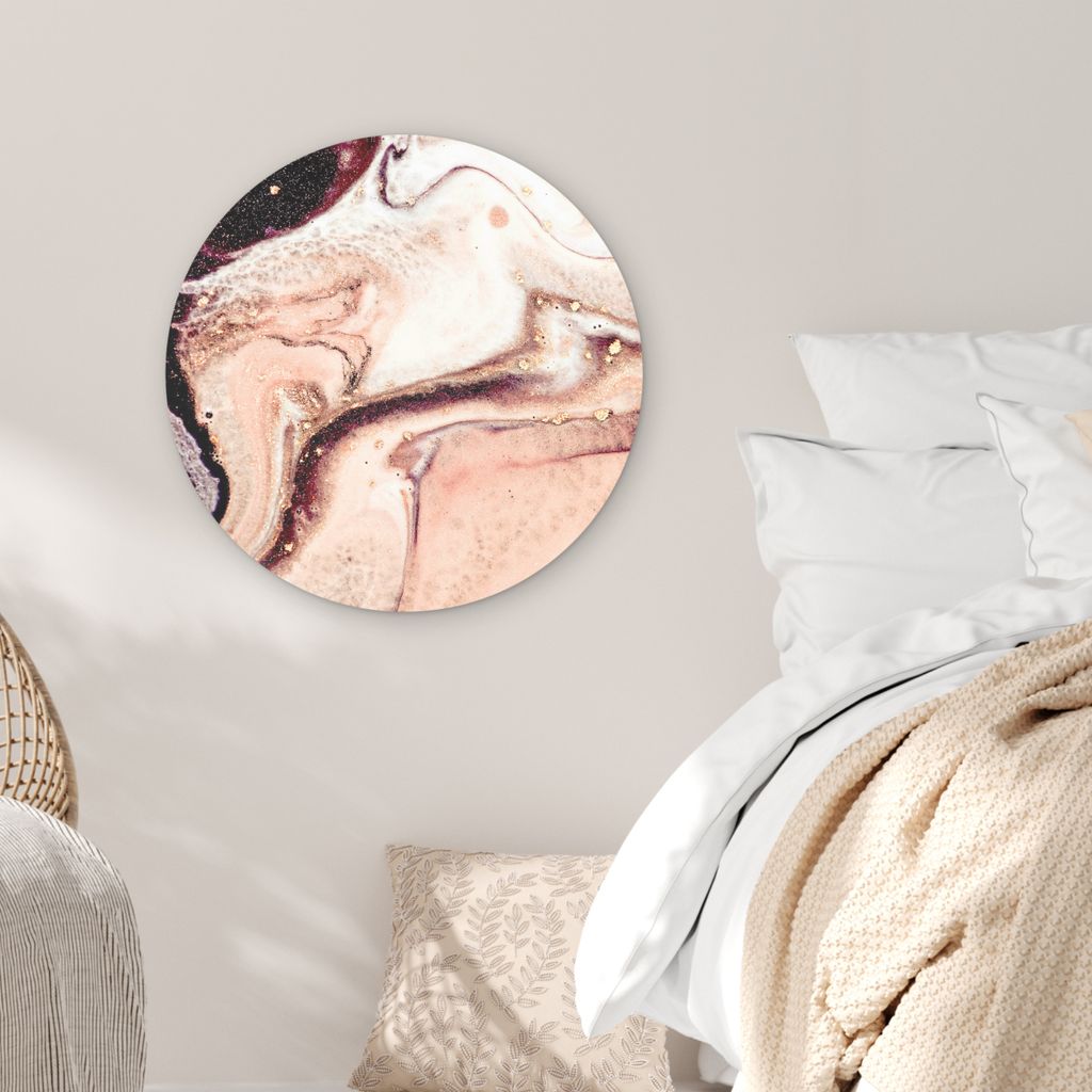 MuchoWow - Wand Kreis - Das Schlafzimmer - Die Bilder - Wandmalerei - Kunst für das Haus - das Plastik