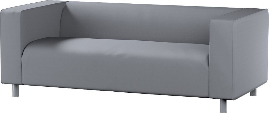 Dekoria Bezug für Klippan 2-Sitzer Sofa, grau, Sofahusse, Klippan 2-Sitzer