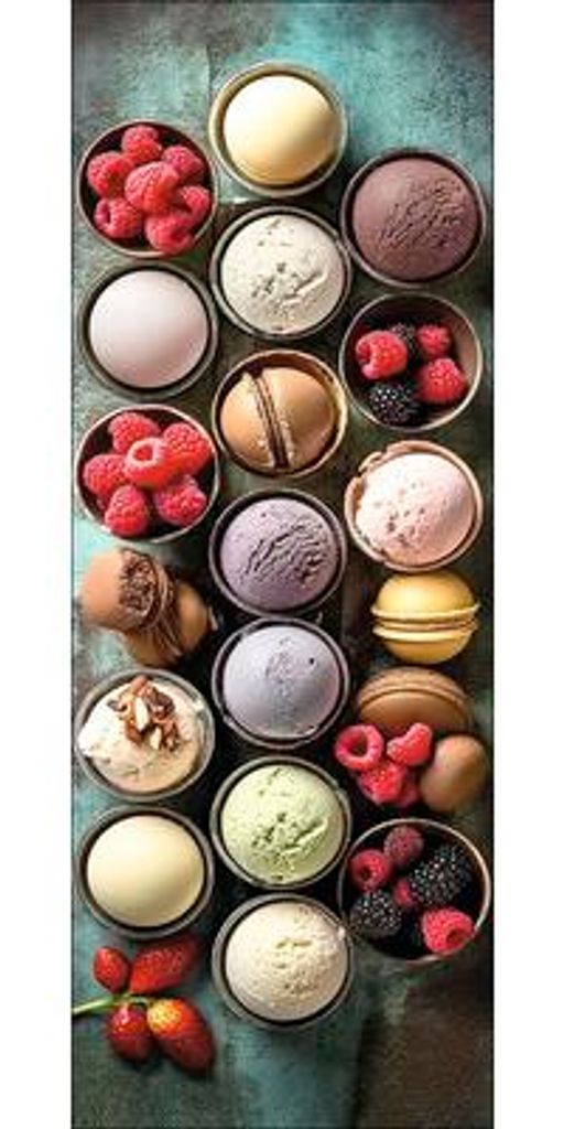 Leinwandbild Delicious Ice Cream 27x77 cm