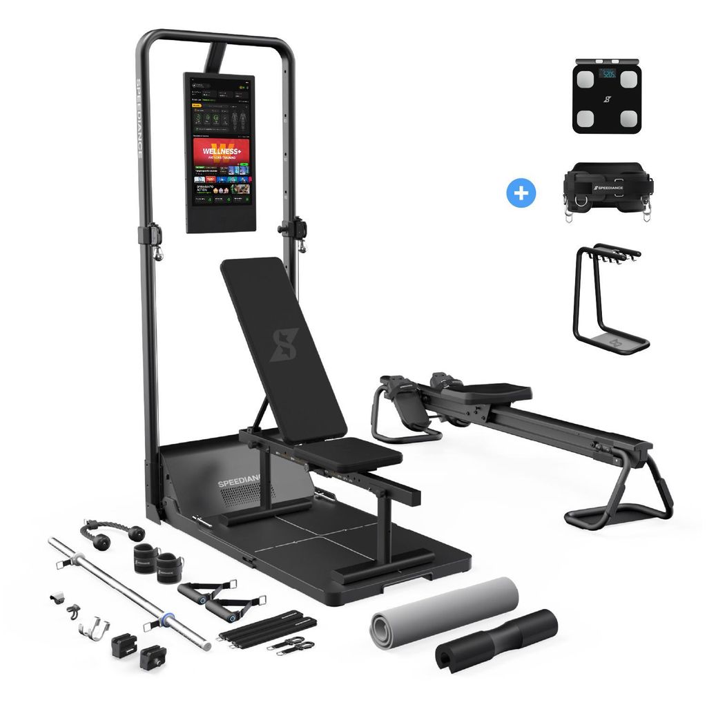 Speediance Home Gym, Smarte KI-gesteuerte Multi-Funktionale Smith-Maschine für Ganzkörper-Krafttraining, All-in-One Fitnessgerät