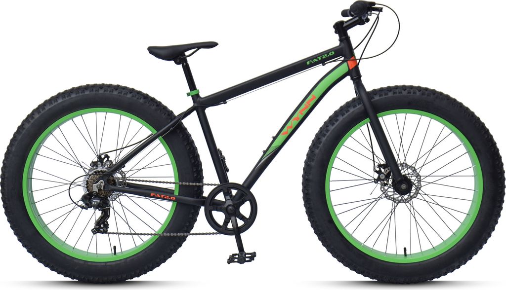 WYNN Fatbike 26 Zoll FAT2.0 schwarz-orange Rahmenhöhe 46 cm Produktbild 1
