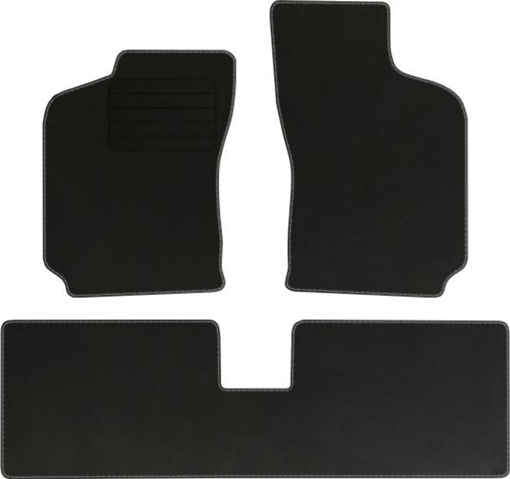 Velours Fußmatten für Fiat Palio Weekend Bj. 1996 - 2011 Passform BASIC 3-tlg.