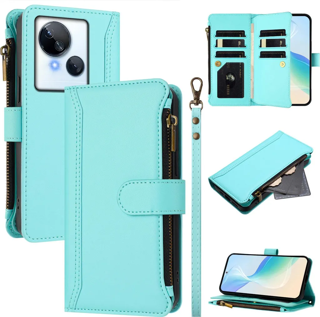 TOCOL Cover Magnetica per iPhone 12 Pro Max 6,7 Pollic, Compatibile con MagSafe, Protezione Fotocamera Integrata, Custodia Antiurto Traslucida Opaca, Verde Alpino