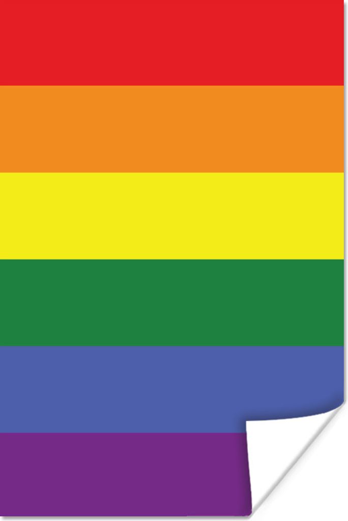 MuchoWow Poster Regenbogen - Stolz - Liebe 20x30 cm - Papierdruck