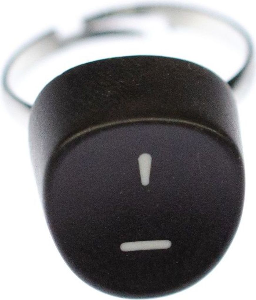 Ring Sonderzeichen Schreibmaschine Miniblings Apostroph Unterstrich Unikat '