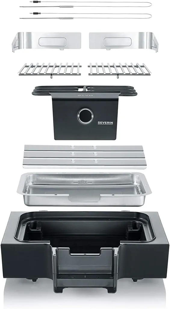 Gril électrique SEVERIN PG 8106 sans fumée avec contrôle de cuisson - 12