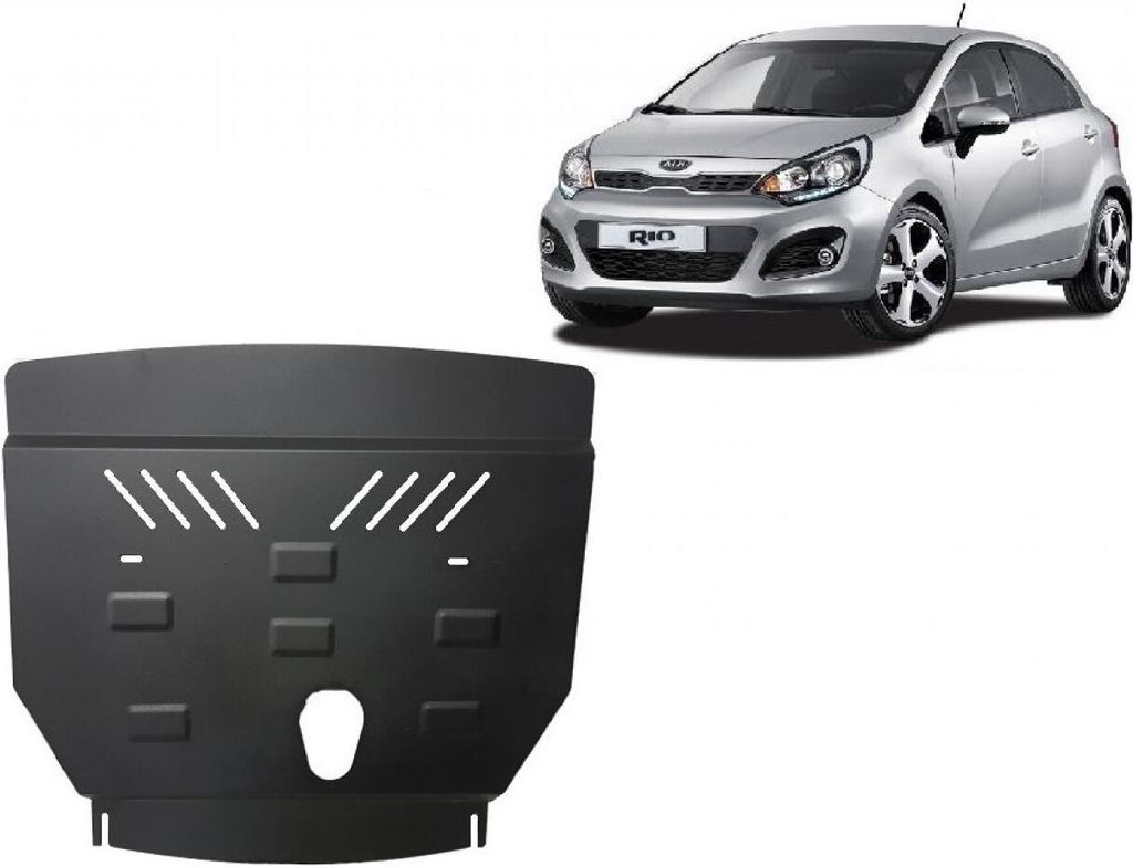 Stahl Unterfahrschutz für Motor Kia Rio 3