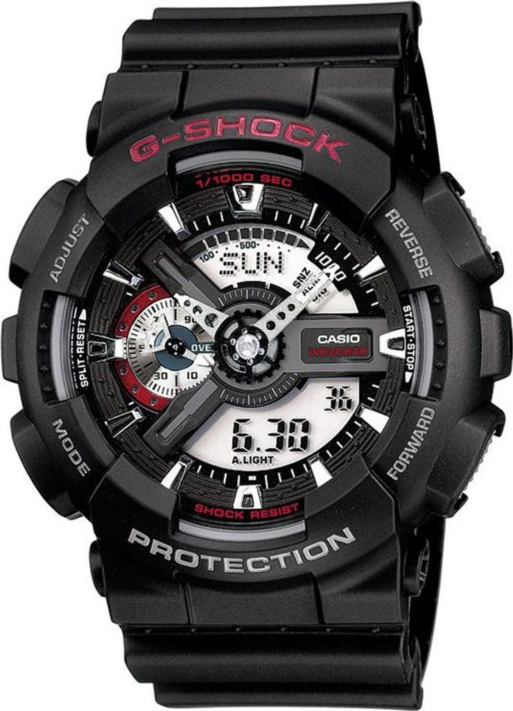 Casio G-SHOCK Herrenuhr GA-110-1A Quarz 55mm stoßfest 200m Produktbild 