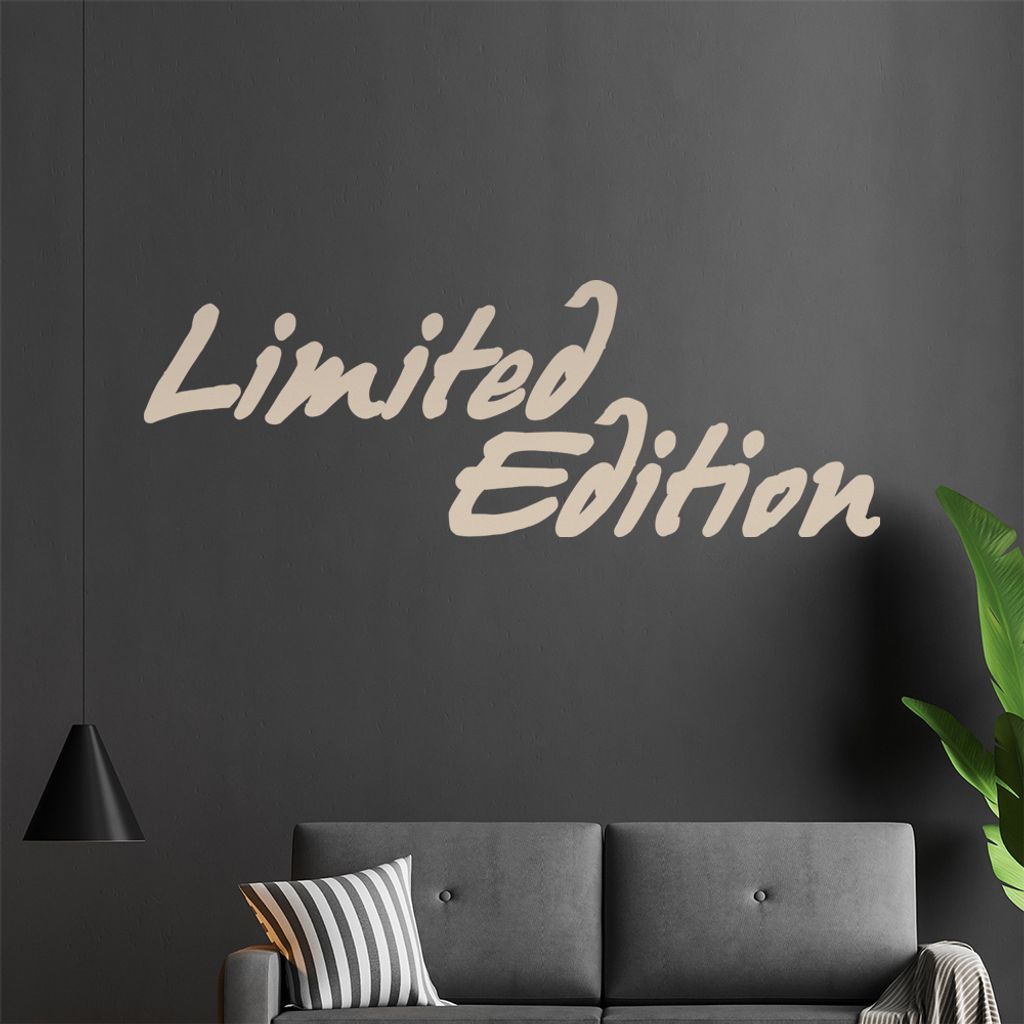 Limited Edition Wandtattoo in 6 Größen - Wandaufkleber Wall Sticker - Dekoration, Küche, Wohnzimmer, Schlafzimmer, Badezimmer