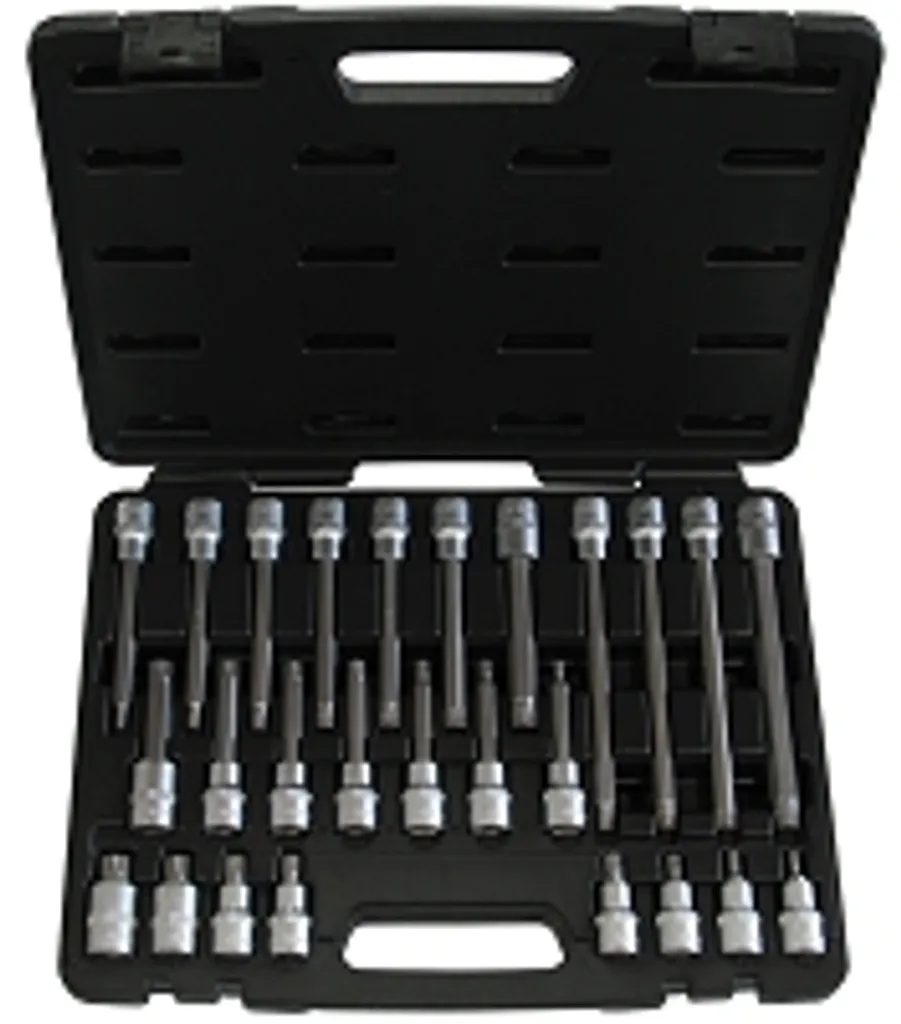 Jeu de Douilles XZN 1/2 avec Embouts Vielzahn M5-M16 pour Mécanique