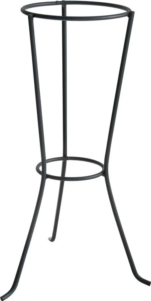 Colonne Anthracite H 56 cm pour Pot 20-22 cm en Acier Époxy Durable