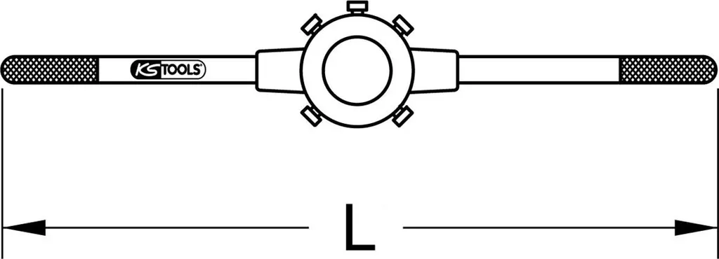KS Tools 331.0008 Porta Filiera M16-M20 | Robusto e Pratico per Officina