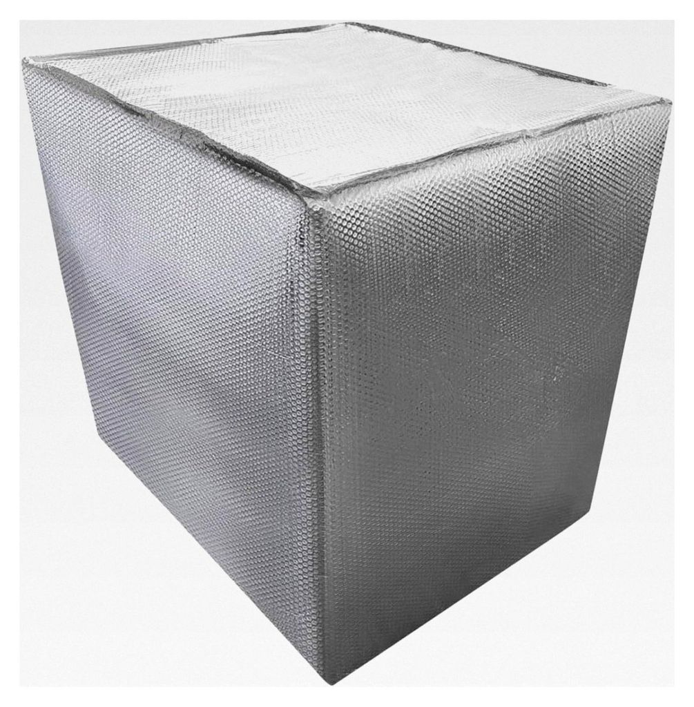 Thermohaube für IBC Container geschlossen, Hitze- und Frostschutz, Größe 1000l (120x100x116cm)