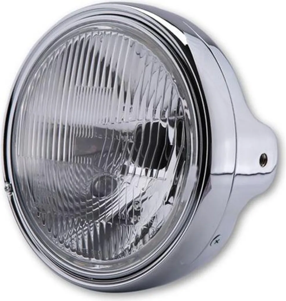 Améliorez votre visibilité moto avec ce phare H4 7 pouces verre gaufré
