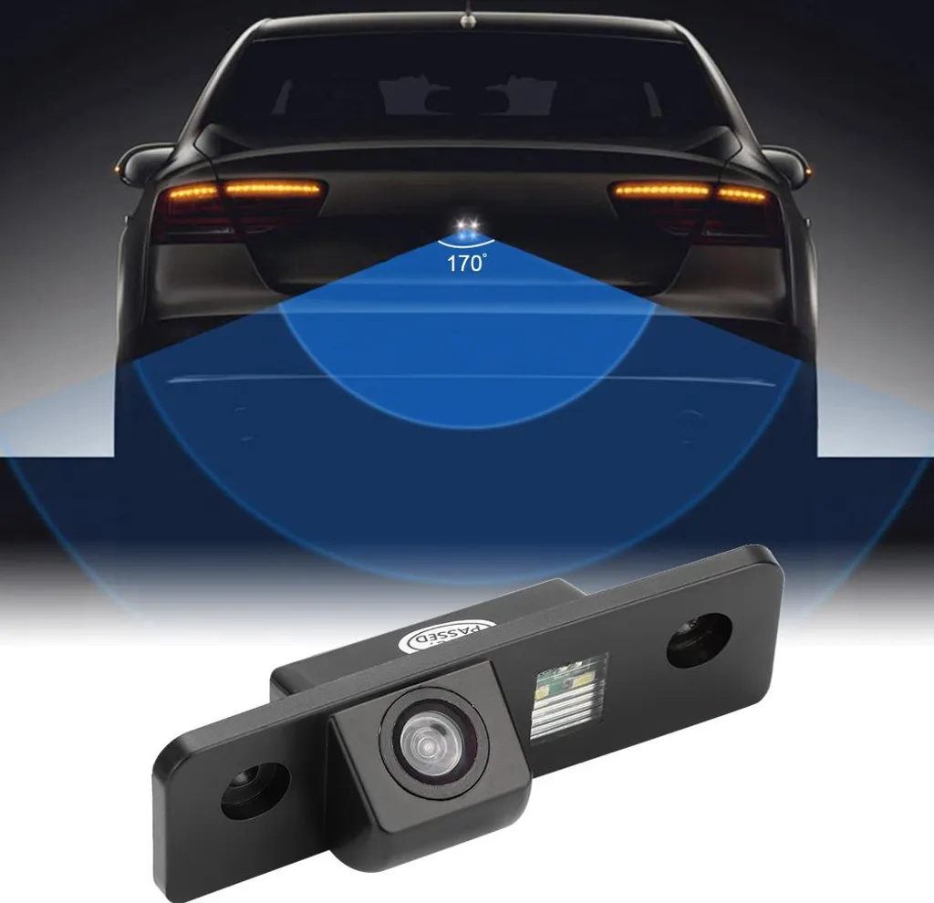 Telecamera di retromarcia HD, 170° impermeabile, visione notturna, sistema di parcheggio, monitor, adatta per Skoda Octavia - 4