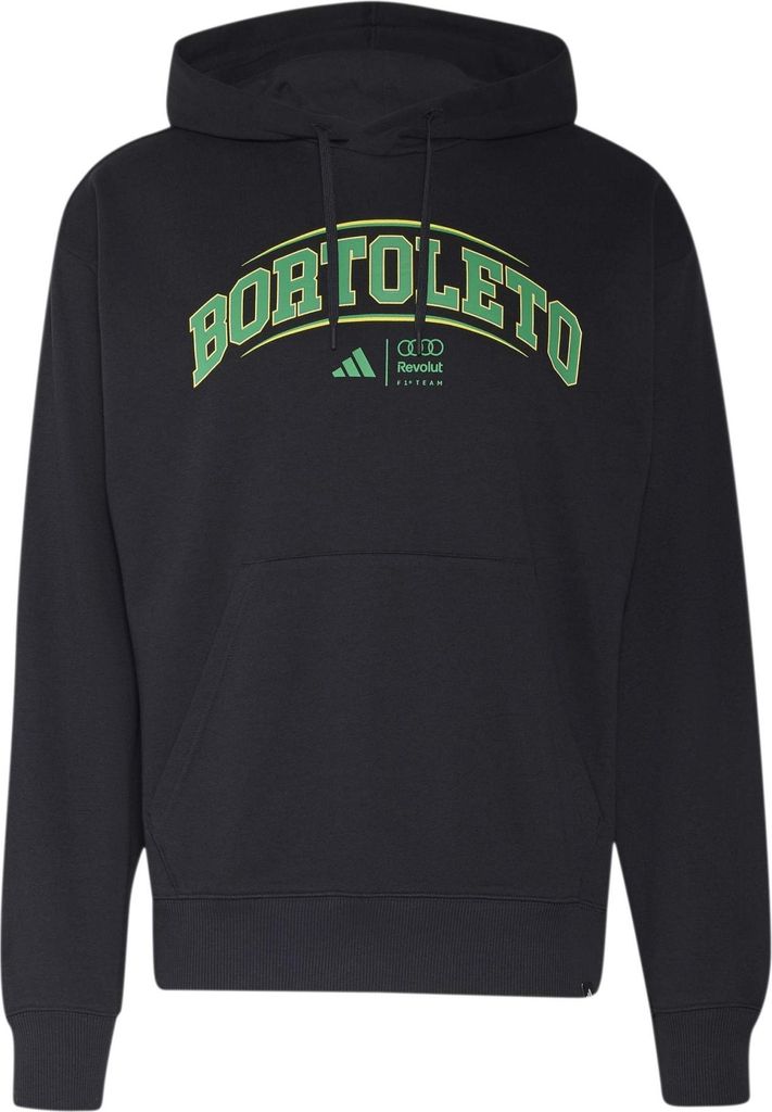 Original Audi Formel 1 Fan Hoodie Bortoleto III Herren, S, schwarz
