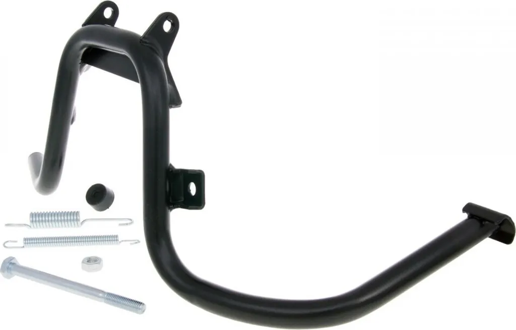 Béquille centrale Buzzetti pour Vespa GTS et GTV 125 250 300ie noire