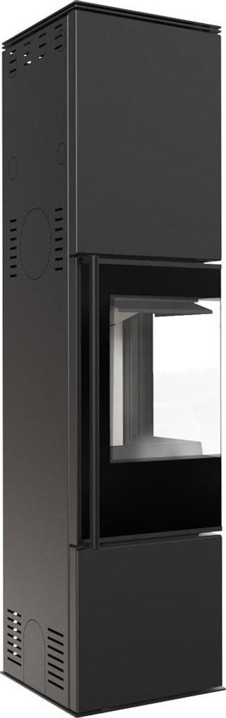 Kaminofen aus Stahl KRATKI REN/L rechts Ø 150 7 kW