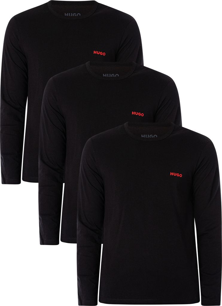 HUGO 3er Pack Lounge T-Shirts, Schwarz L Produktbild 