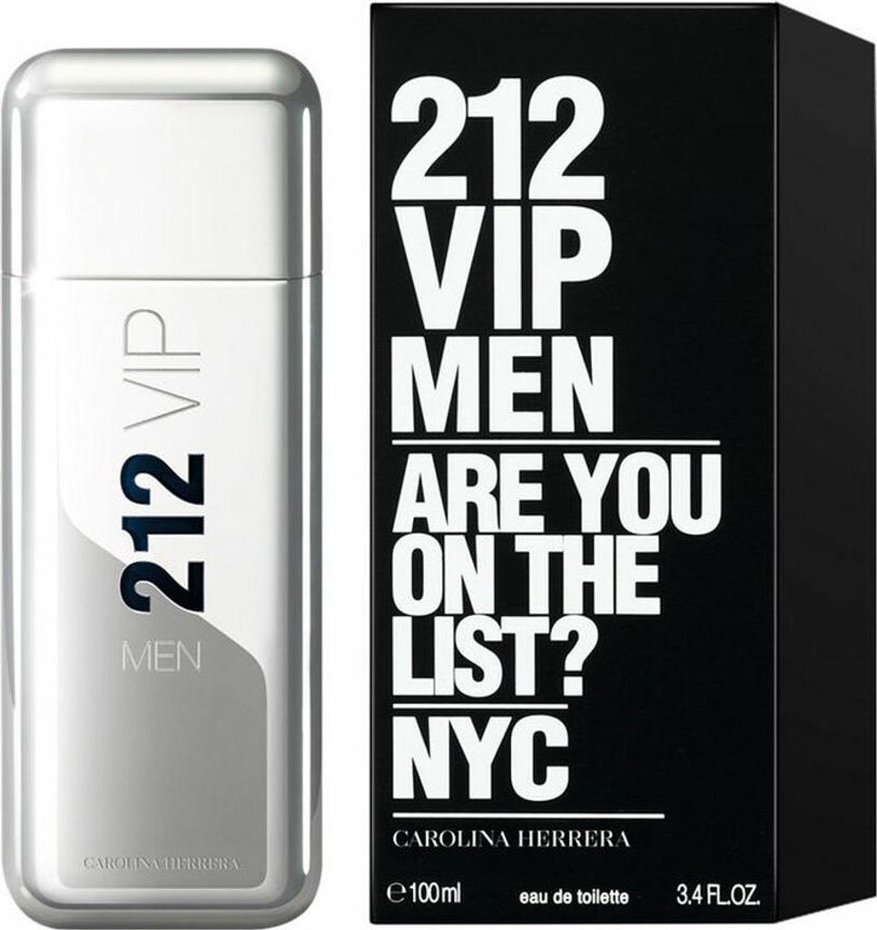 Carolina Herrera 212 VIP Heren Eau de Toilette, 100 ml Productafbeelding 