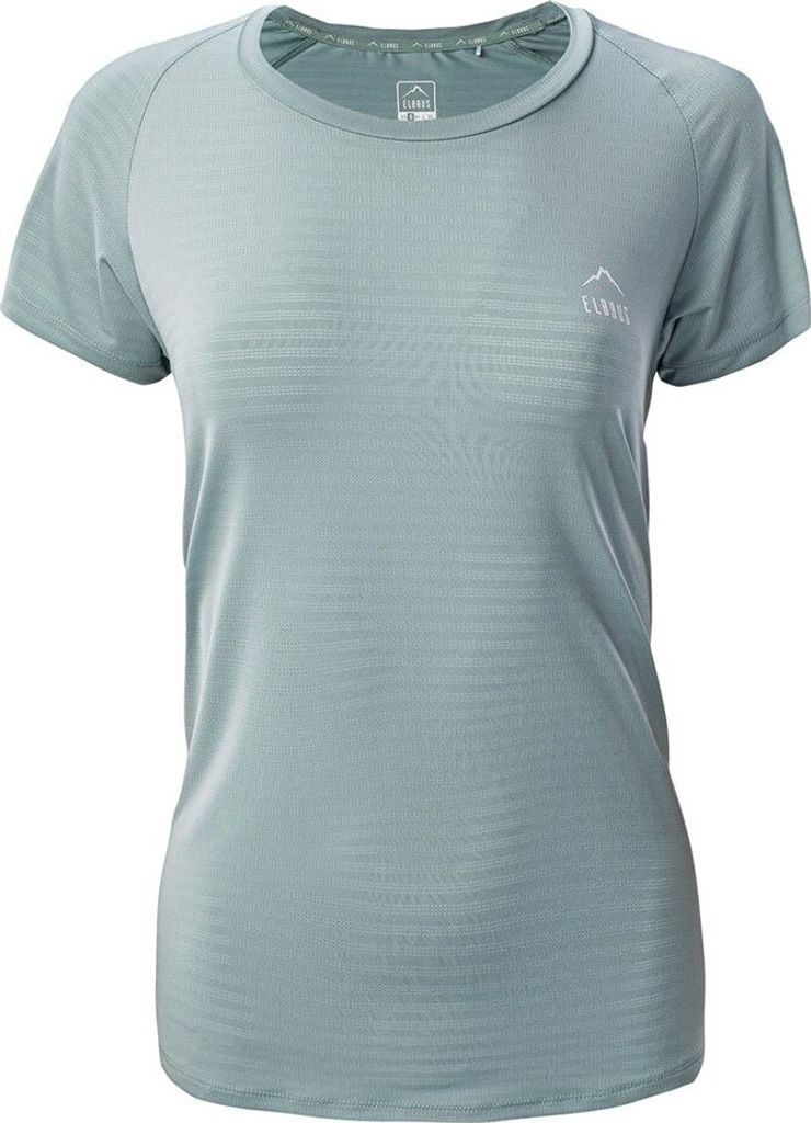 Elbrus Jari Kurzarm-t-shirt Blau S Frau Blau S