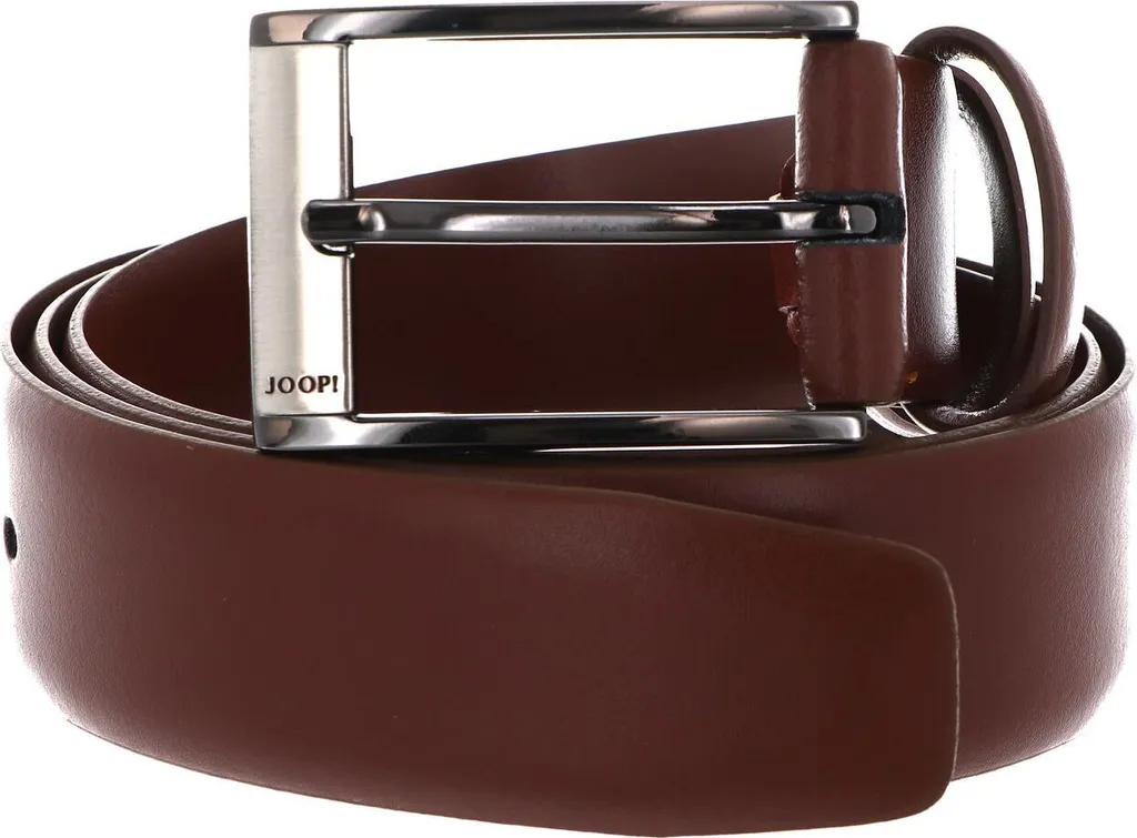 JOOP! Cintura Classic Pelle di Bovino 100cm Cognac - Qualità Certificata