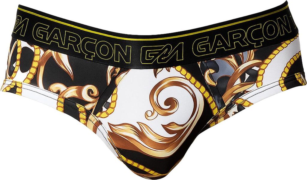 Garçon - Herren Slip Unterwäsche - Gold Leaf Brief - 1x Größe L