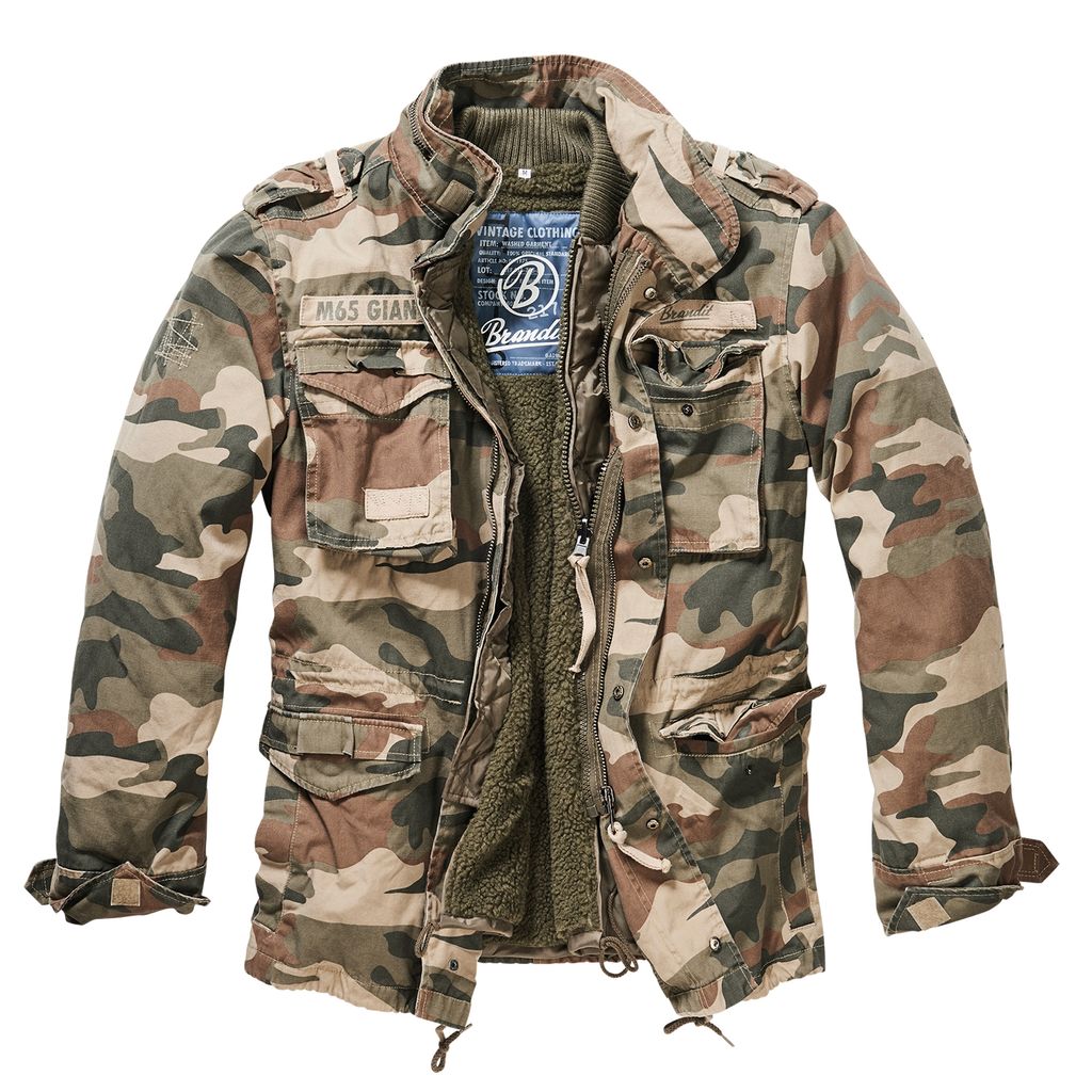 Brandit M-65 Giant Jacke, woodland, M Produktbild 