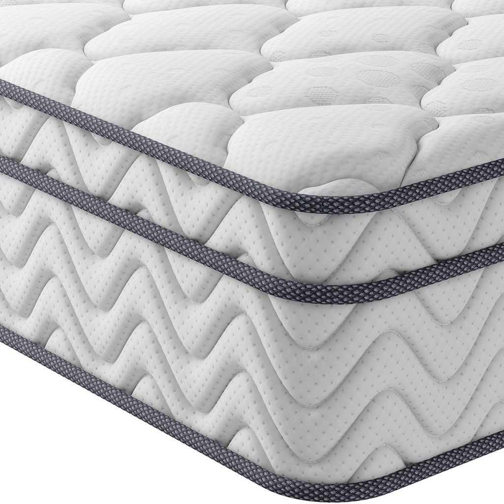 Vesgantti 30cm Höhe Matratze H3 7-Zonen 120x200cm Taschenfederkernmatratze Mittelfeste Orthopädischem Kaltschaummatratze BoxTop