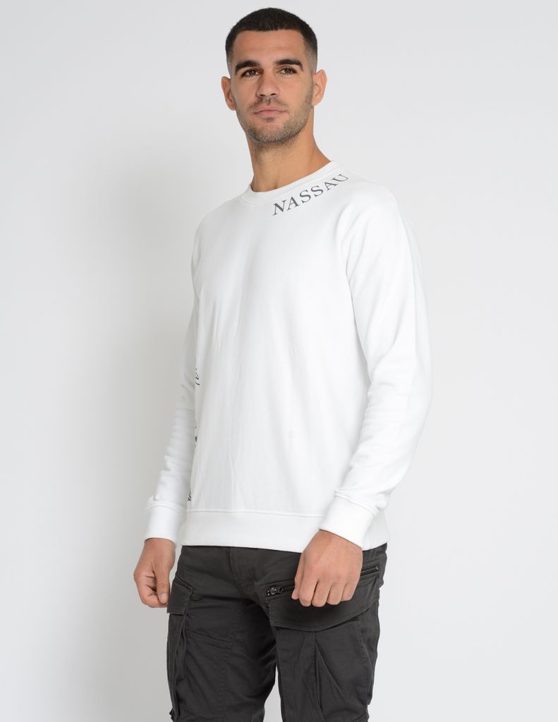 Nassau Beach Sweatshirt NB231043 Herren off white XXL