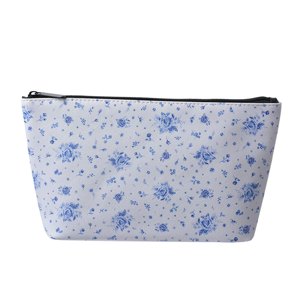 Pochette Beauty Clayre & Eef Rose Blu 26cm | Accessorio Donna Shabby