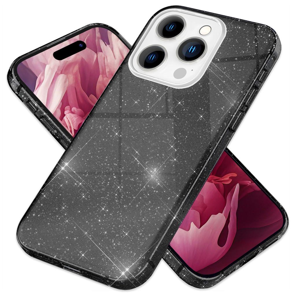 Třpytivé pouzdro pro iPhone 15 Pro Max Hybrid Bling Case Obrázek produktu 