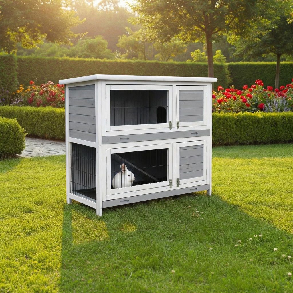 MyAnimal Hasenstall MH-20 | Hasenkäfig - Kaninchenstall - 4 Produktbild 