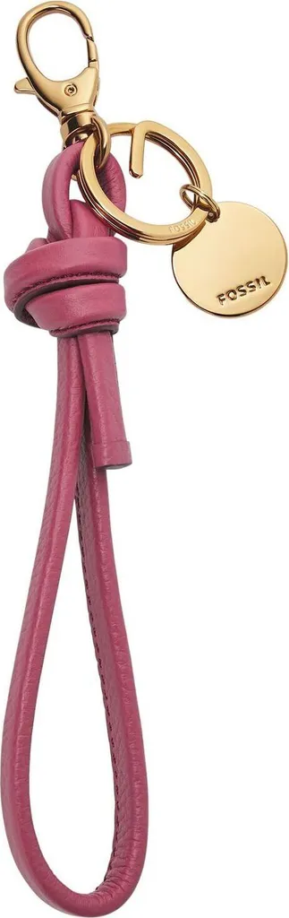 Porte-clés Cuir Rose Magenta : Accessoire Idéal pour vos Clés et Sac