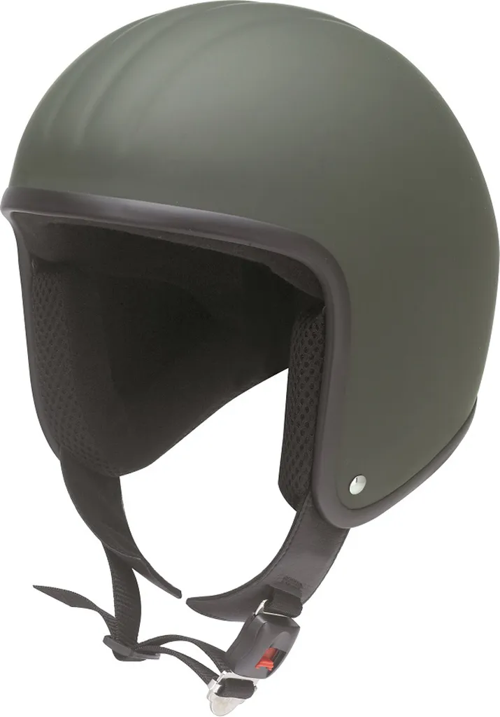 Casque Jet Redbike RB-671 Olive Mat Taille M 57-58 cm pour Moto