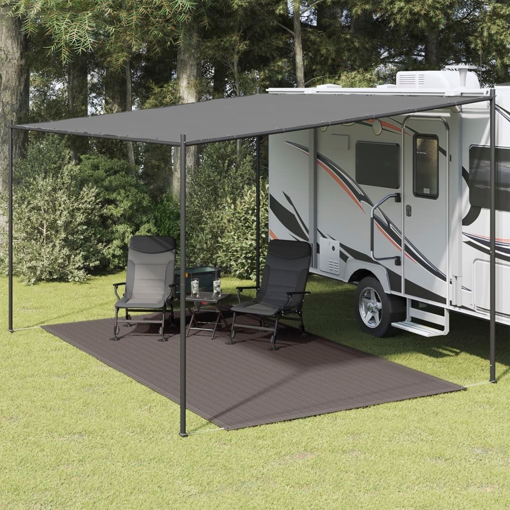 vidaXL Zeltteppich 250 x 400 cm Anthrazit Produktbild 