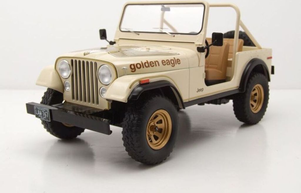 Jeep CJ-7 Golden Eagle 1980 beige Modellauto 1:18 MCG