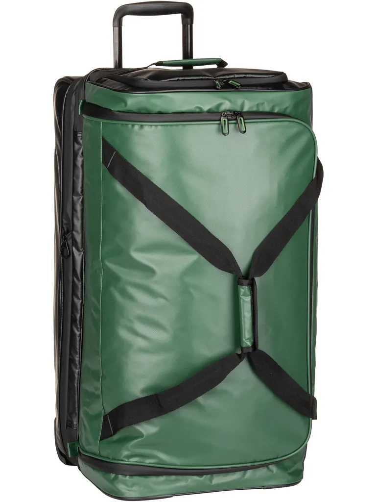 Sac de voyage trolley extensible grand volume 98L vert - 10