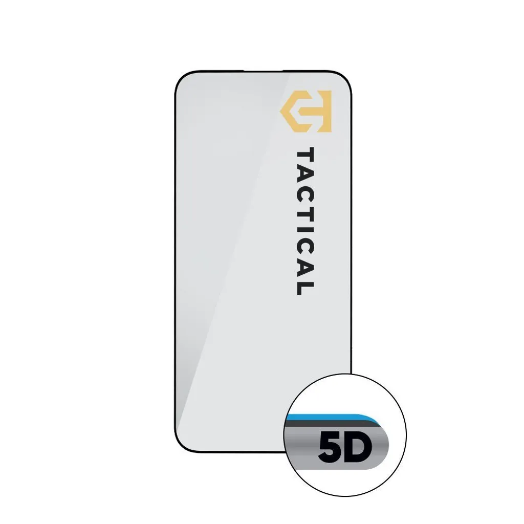 Scudo Tattico Vetro 5D iPhone 15 Pro Nero: Protezione Schermo Estrema