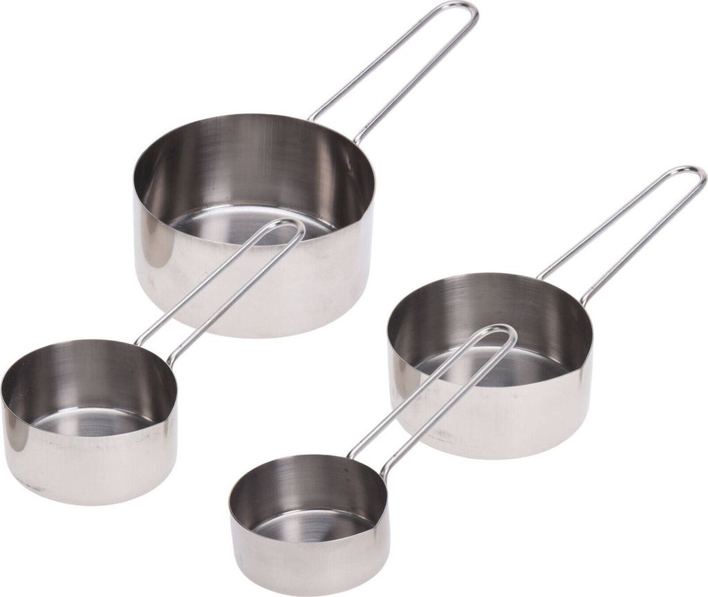 Kuchyňské odměrky z nerezové oceli, sada 4 ks Obrázek produktu 