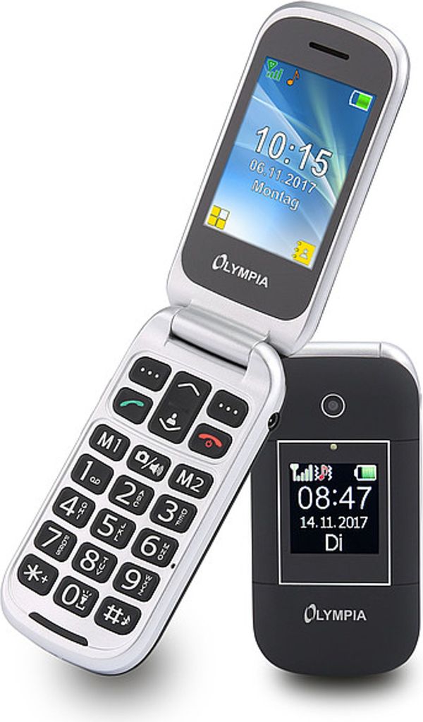 Olympia Mobiltelefon Janus schwarz         extragroße Produktbild 6