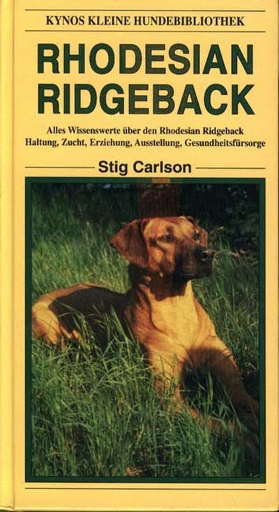Carlson, S: Rhodesian Ridgeback