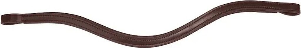 Collegiate - Pferde-Stirnriemen "ComfiTec Training Replacement", Europäisches Leder WB2210 (Cob) (Braun)